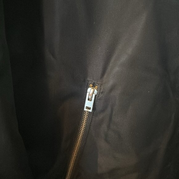 Wilfred Free Black Oversized Long Bomber Jacket - Picture 5 of 8